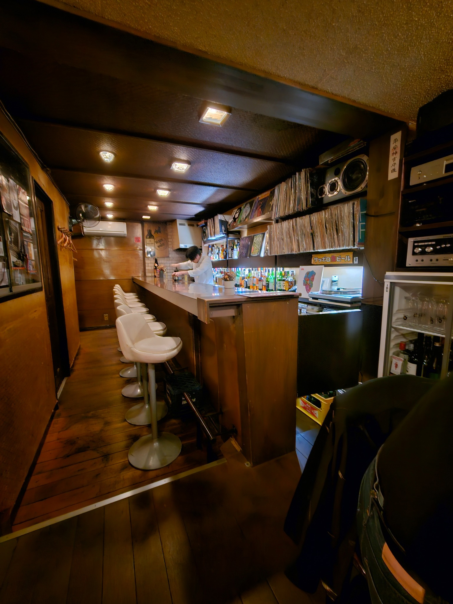 Bar Mitchell interior in Kyoto.