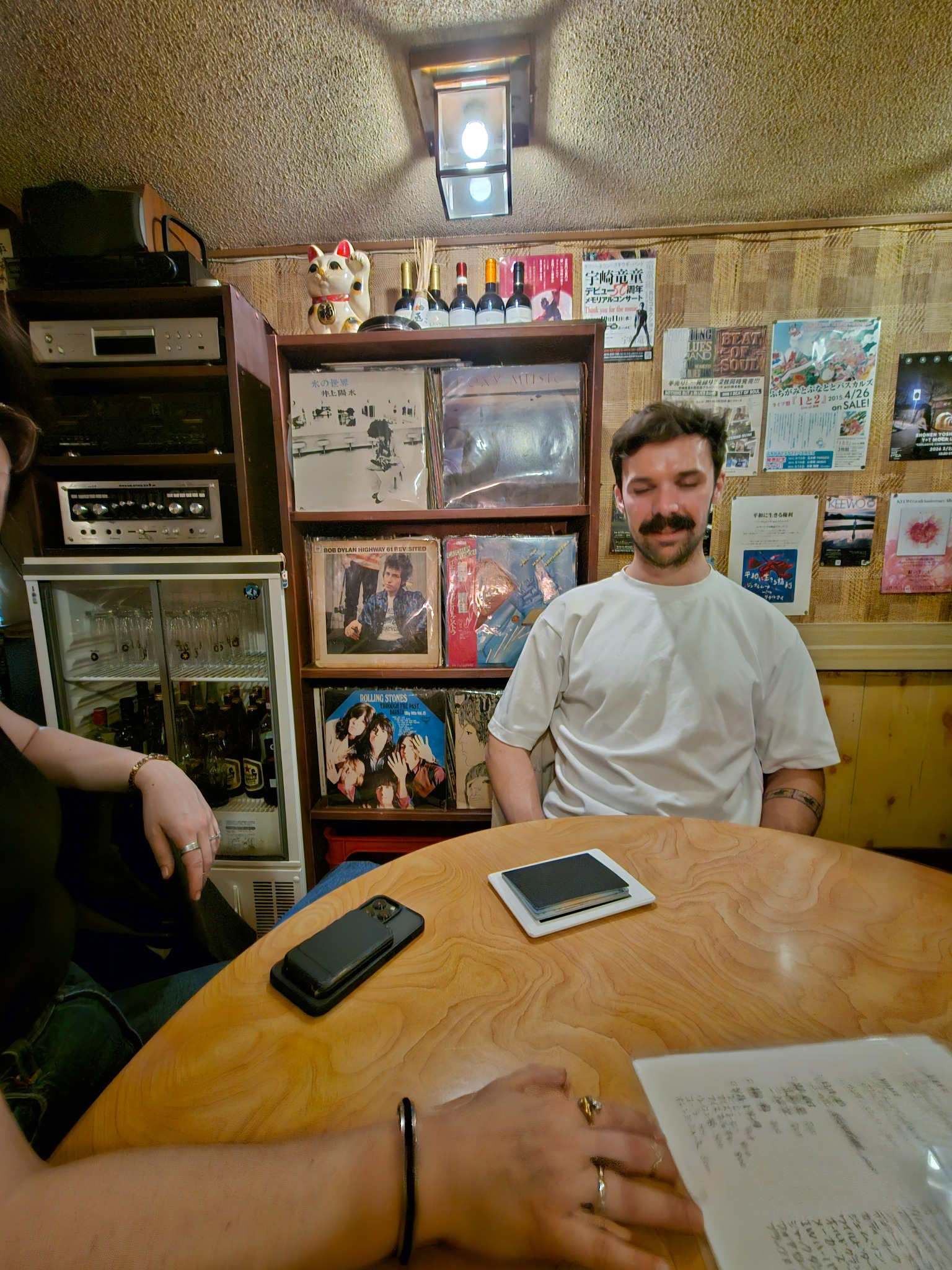 Friends at Bar Mitchell in Kyoto.