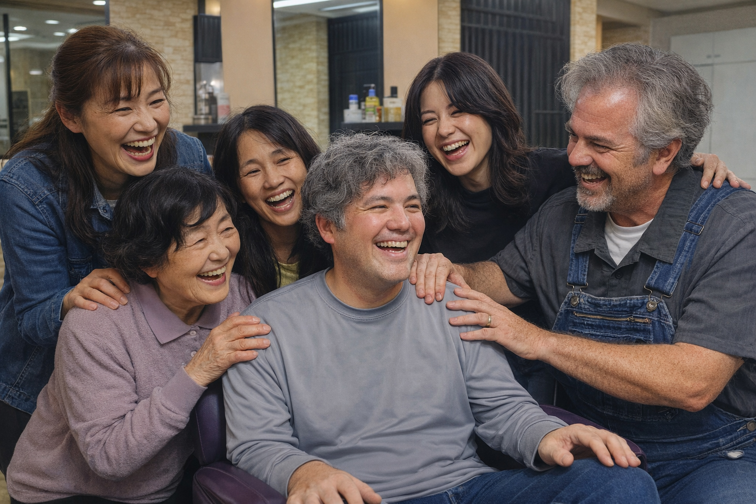 Second AI generated celebration of Tatsunari's new look.