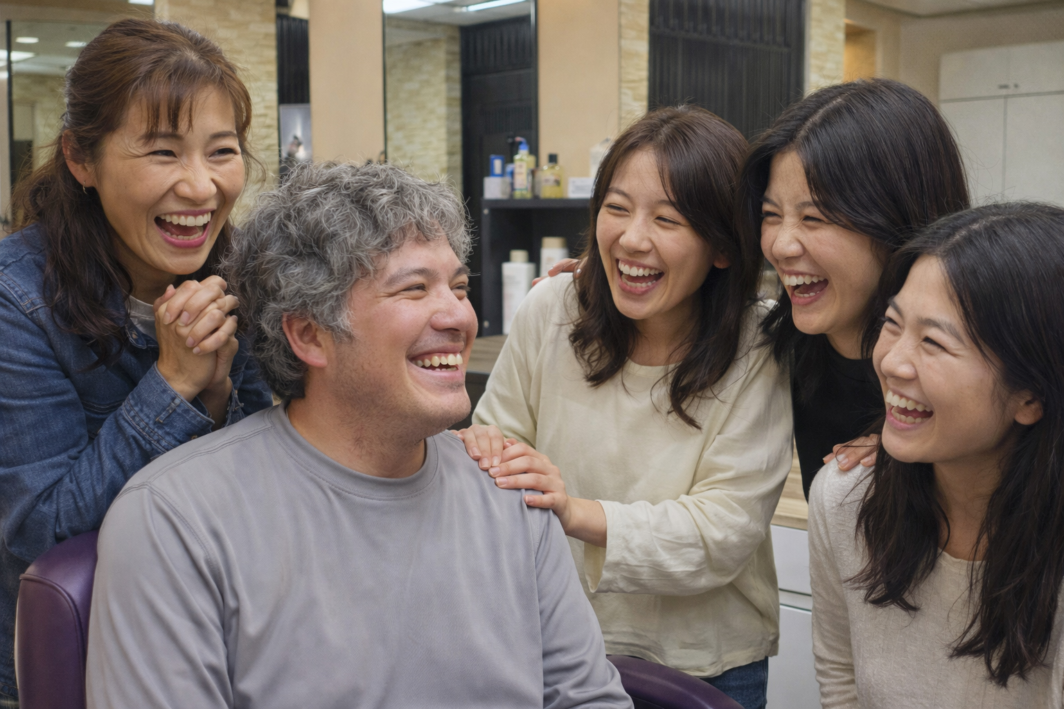 AI generated celebration of Tatsunari's new look.